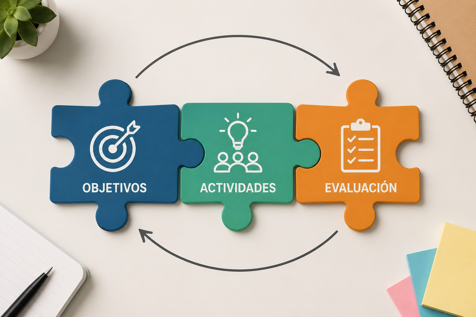 Cuando todo conecta: cómo alinear objetivos, actividades y evaluación